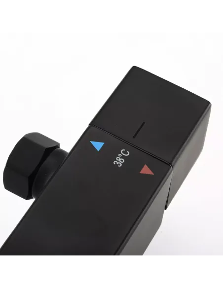 Душевая система с изливом Gappo G2417-60, черный