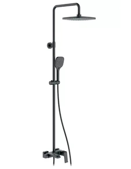 Душова система із виливом Gappo G2450, чорний