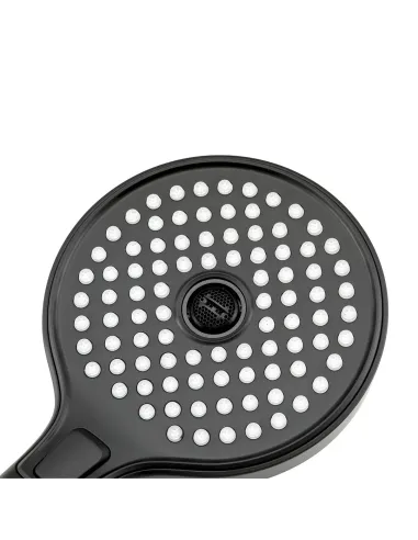 Душевая система с изливом Gappo G2403-6, черный хром