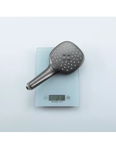 Душевая система с изливом Gappo G2417-9, оружейная сталь