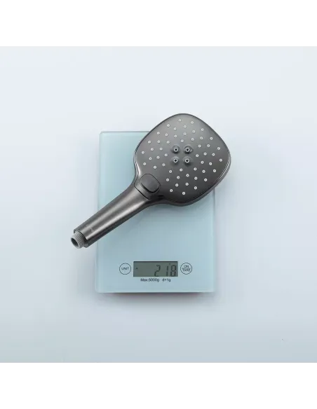 Душевая система с изливом Gappo G2417-9, оружейная сталь