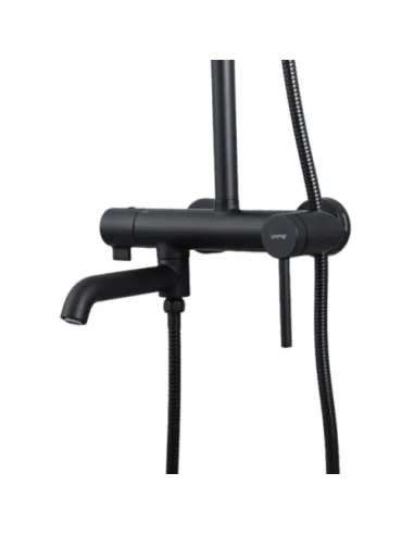 Душевая система с изливом G2406-6, черный