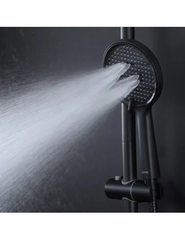 Душевая система с изливом G2406-6, черный