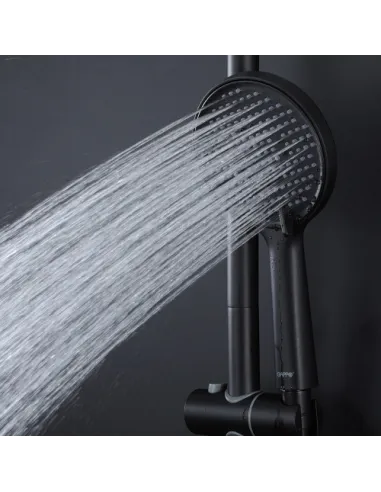 Душевая система с изливом G2406-6, черный