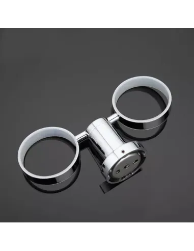 Стакан для ванной комнаты Gappo G1808, латунь, хром, двойной