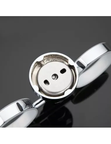 Стакан для ванной комнаты Gappo G1808, латунь, хром, двойной