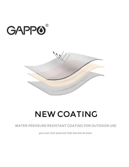 Шторка для ванной Gappo G8654, белый, 1800 х 2000 мм