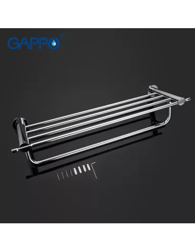 Полка для ванной Gappo G1824, латунь