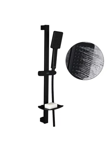 Душовий набір Gappo G8013, латунь, чорний