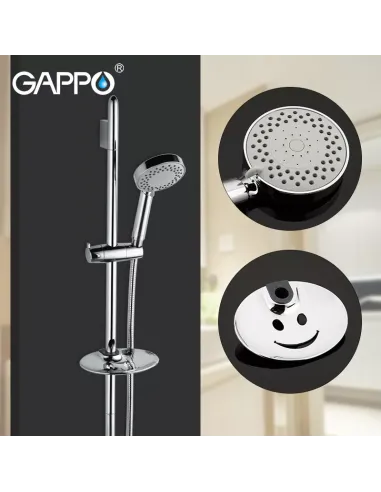 Душовий набір Gappo G8008 метал, хром