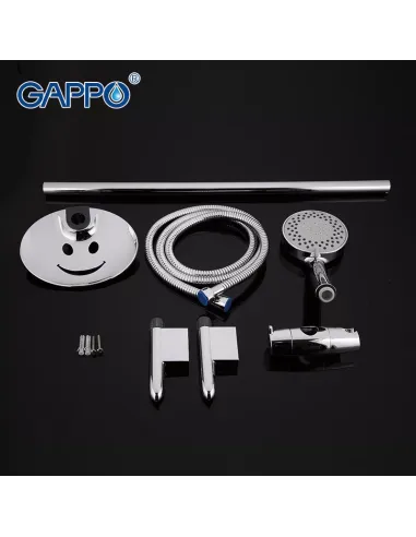 Душовий набір Gappo G8008 метал, хром