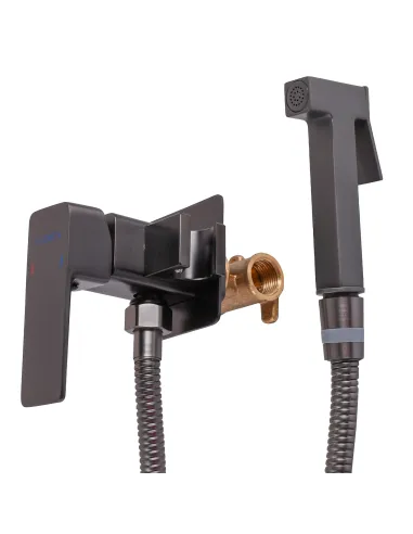 Змішувач для біде Globus Lux Milano GLM-0-106MIX-GP з гігієнічним душем