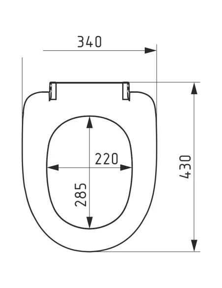 Сидіння для унітазу SoloPlast СПМ-5