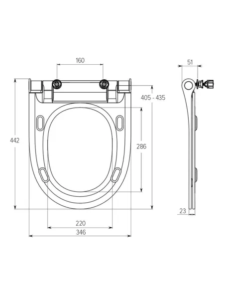 Сидіння для унітазу SoloPlast СПМ-12