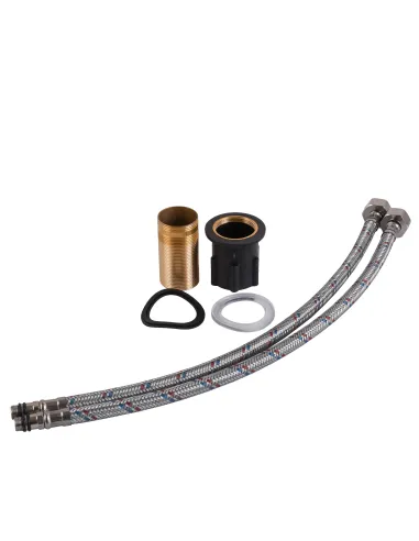 Смеситель для кухни с гибким изливом Domino Dionis DDD-203SM-BR-B01 черный гофроизлив