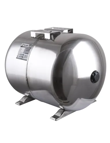 Гідроакумулятор горизонтальний Optima 100 літрів, нержавіюча сталь