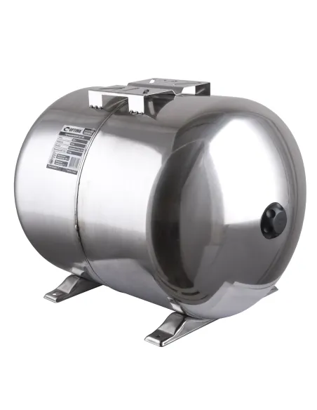 Гідроакумулятор горизонтальний Optima 100 літрів, нержавіюча сталь