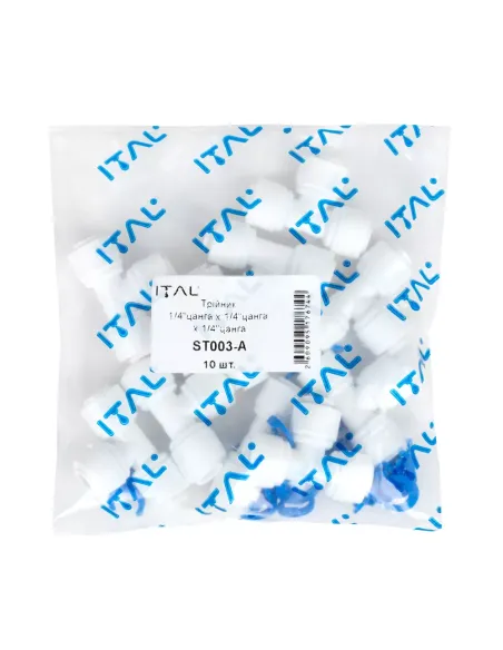 Тройник для труб ITAL ST003A, 0.25х0.25х0.25 дюйма