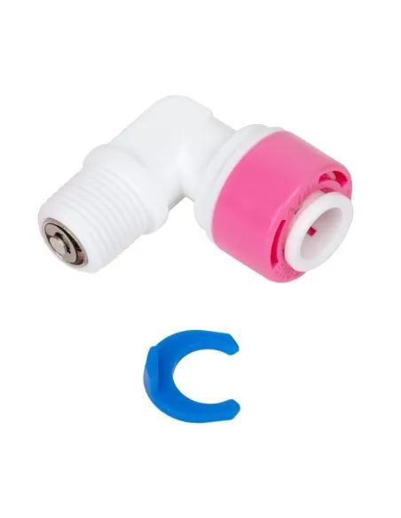 Фитинг угловой ITAL ST007A 0.125х0.25 дюйма, с обратным клапаном Фитинг угловой ITAL ST007A 0.125х0.25 дюйма, с обратным клапаном