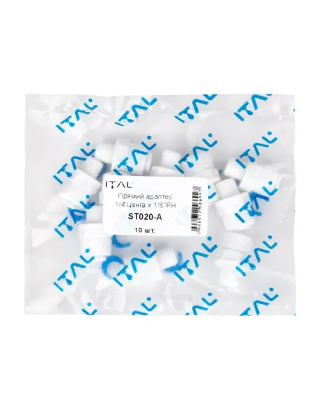 Фитинг прямой ITAL ST020A 0.25х0.125 дюйма Фитинг прямой ITAL ST020A 0.25х0.125 дюйма