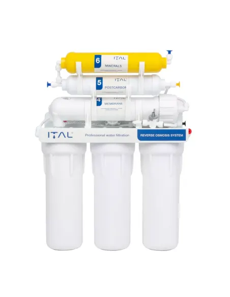 Фільтр зворотного осмосу ITAL RO6 75, 6 ступенів очищення