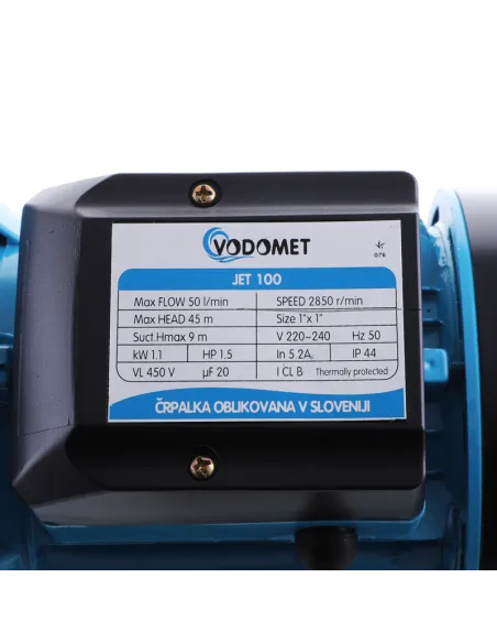 Центробежный поверхностный насос Vodomet JET100, 1.1 кВт