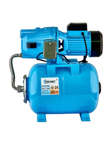 Насосная станция Vodomet AUTO JET100L 1.1 кВ, бак 24 литра