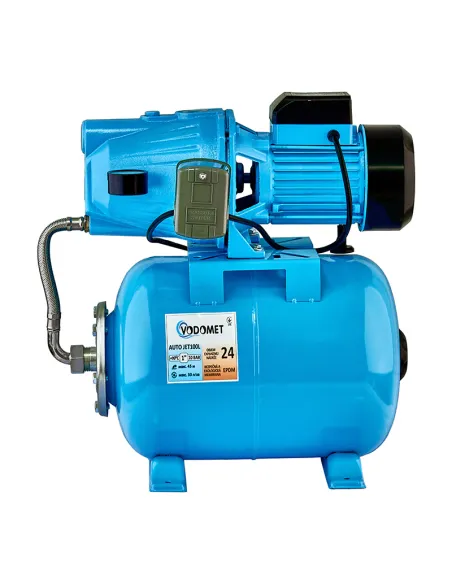 Насосная станция Vodomet AUTO JET100L 1.1 кВ, бак 24 литра