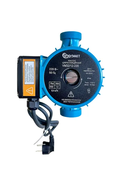 Циркуляційний насос Vodomet VM32/12-220 з гайками