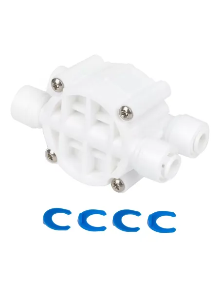 Регулятор давления для обратного осмоса ITAL ST029 A, четырехходовой