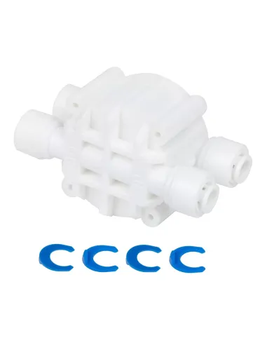 Регулятор тиску для зворотного осмосу ITAL ST029 A, чотириходовий