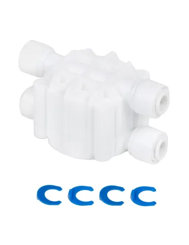 Регулятор давления для обратного осмоса ITAL ST029 A, четырехходовой