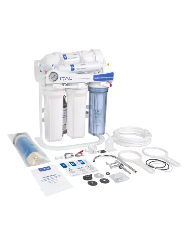 Фильтр обратного осмоса ITAL IT-RO5-300P, 5 степеней очистки, с помпой