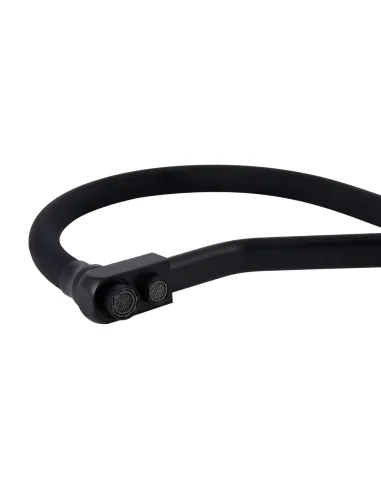 Змішувач для кухні з гнучким виливом Lidz Aria 020F3 Black Matt, з підключенням до фільтра