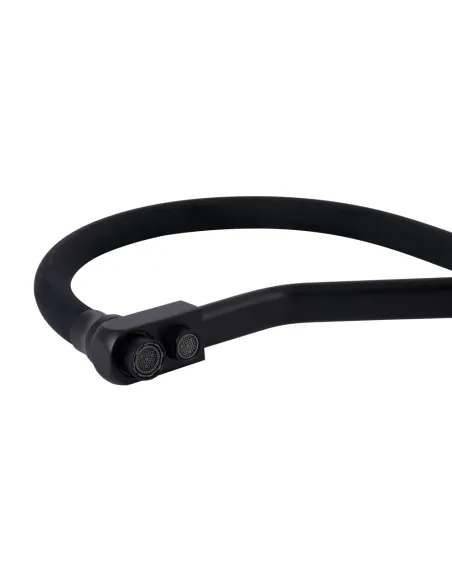 Змішувач для кухні з гнучким виливом Lidz Aria 020F3 Black Matt, з підключенням до фільтра