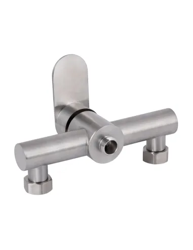 Смеситель для душа Lidz Luna 010 Nickel, без излива