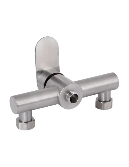 Смеситель для душа Lidz Luna 010 Nickel, без излива