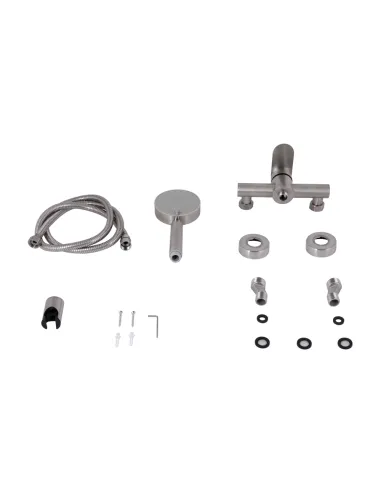 Змішувач для душу Lidz Luna 010 Nickel, без виливу