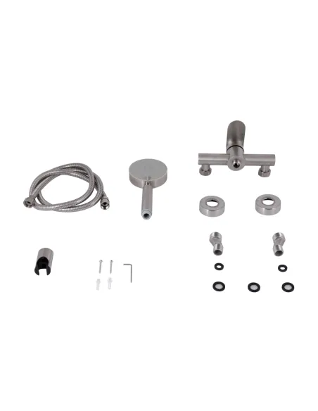 Смеситель для душа Lidz Luna 010 Nickel, без излива