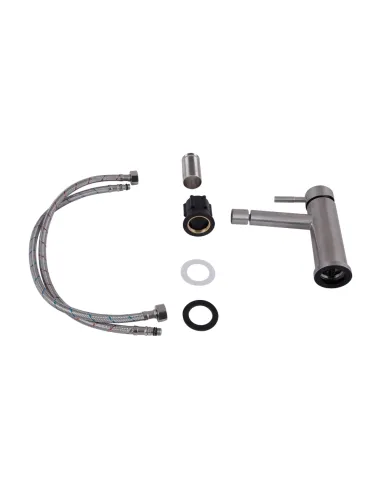 Змішувач для біде одноважільний Lidz Aria 001AF Nickel