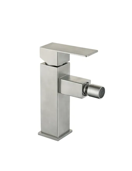 Смеситель для биде однорычажный Lidz Kubis 001AF Nickel Смеситель для биде однорычажный Lidz Kubis 001AF Nickel