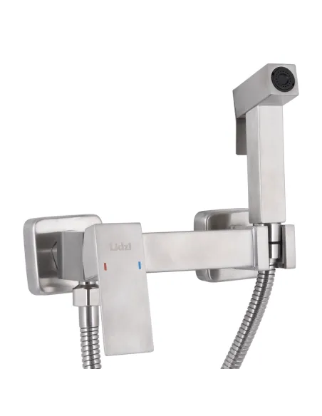 Набір для гігієнічного душу із змішувачем Lidz Kubis 110 Nickel