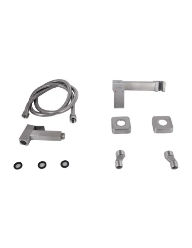 Набір для гігієнічного душу із змішувачем Lidz Kubis 110 Nickel