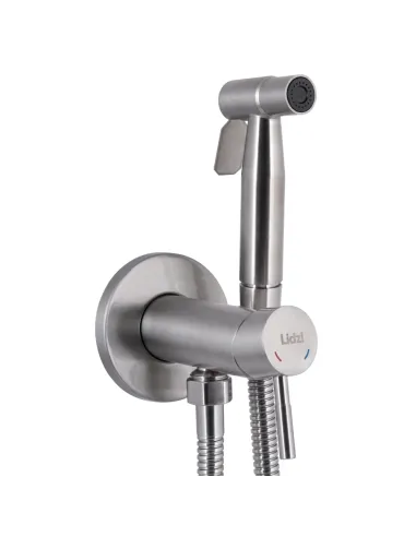 Набор для гигиенического душа со смесителем Lidz Aria 111 Nickel