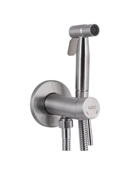 Набор для гигиенического душа со смесителем Lidz Aria 111 Nickel