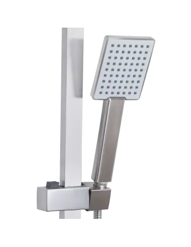 Душова система без змішувача Lidz Kubis 1120 нержавіюча сталь