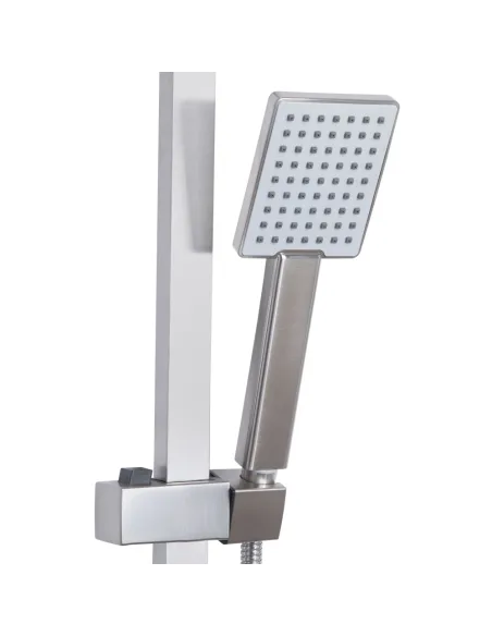 Душова система без змішувача Lidz Kubis 1120 нержавіюча сталь