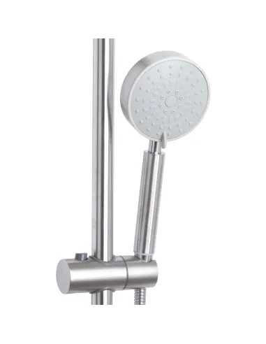 Душова система із змішувачем Lidz Aria 1020 нержавіюча сталь