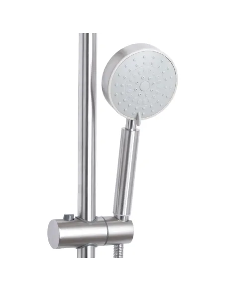 Душевая система со смесителем Lidz Aria 1020 нержавеющая сталь