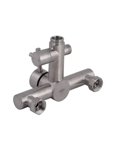 Душевая система со смесителем Lidz Aria 1020 нержавеющая сталь